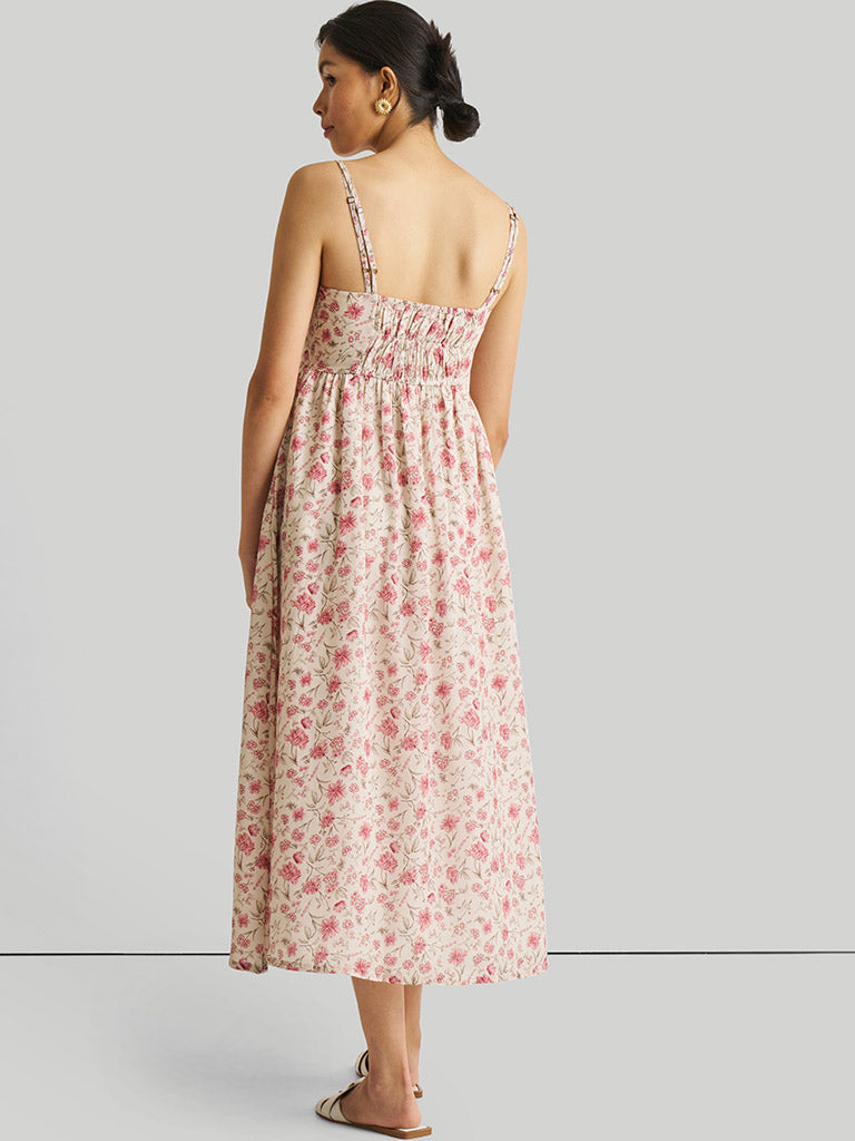 Strappy Gathered Petal Fusion Dress DRESSES Reistor   