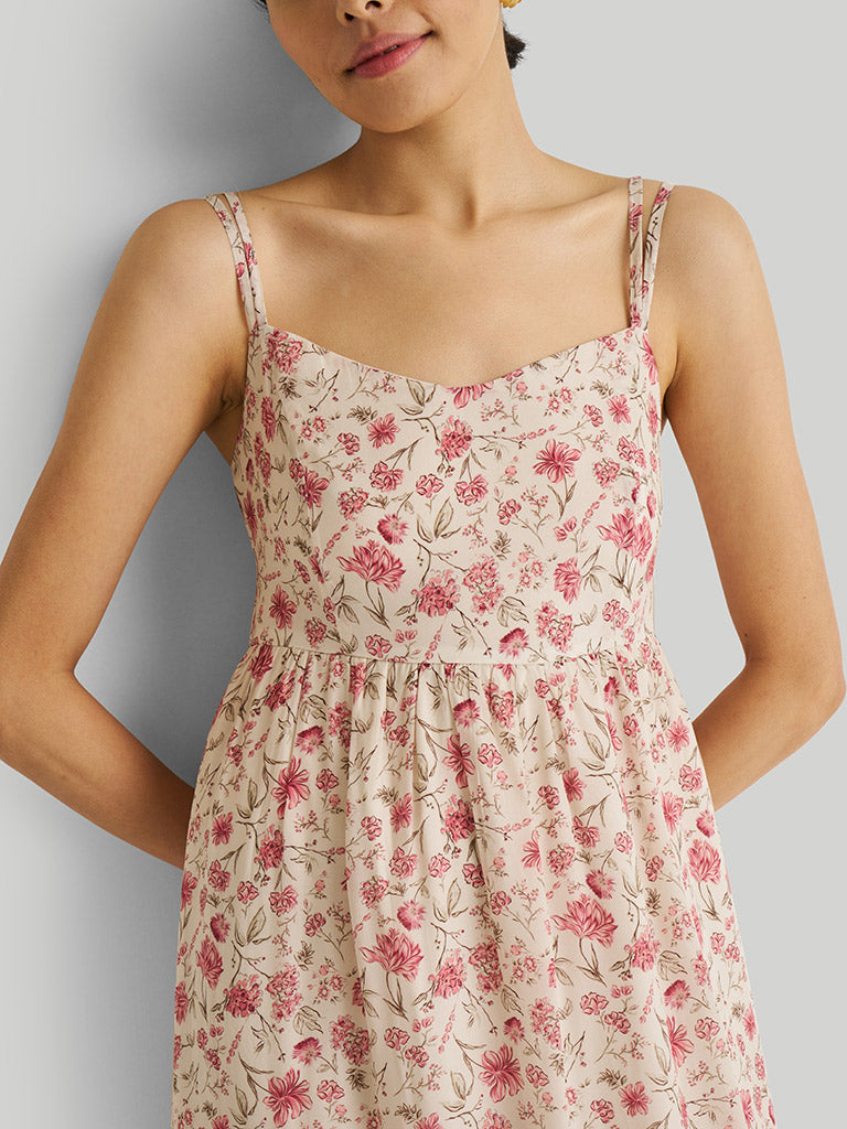 Strappy Gathered Petal Fusion Dress DRESSES Reistor   