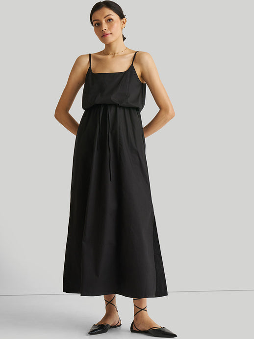 Strappy Black Maxi Dress DRESSES Reistor   