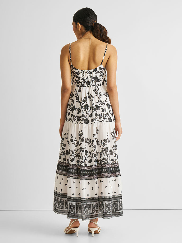 Strappy Tiered Maxi Dress DRESSES Reistor   