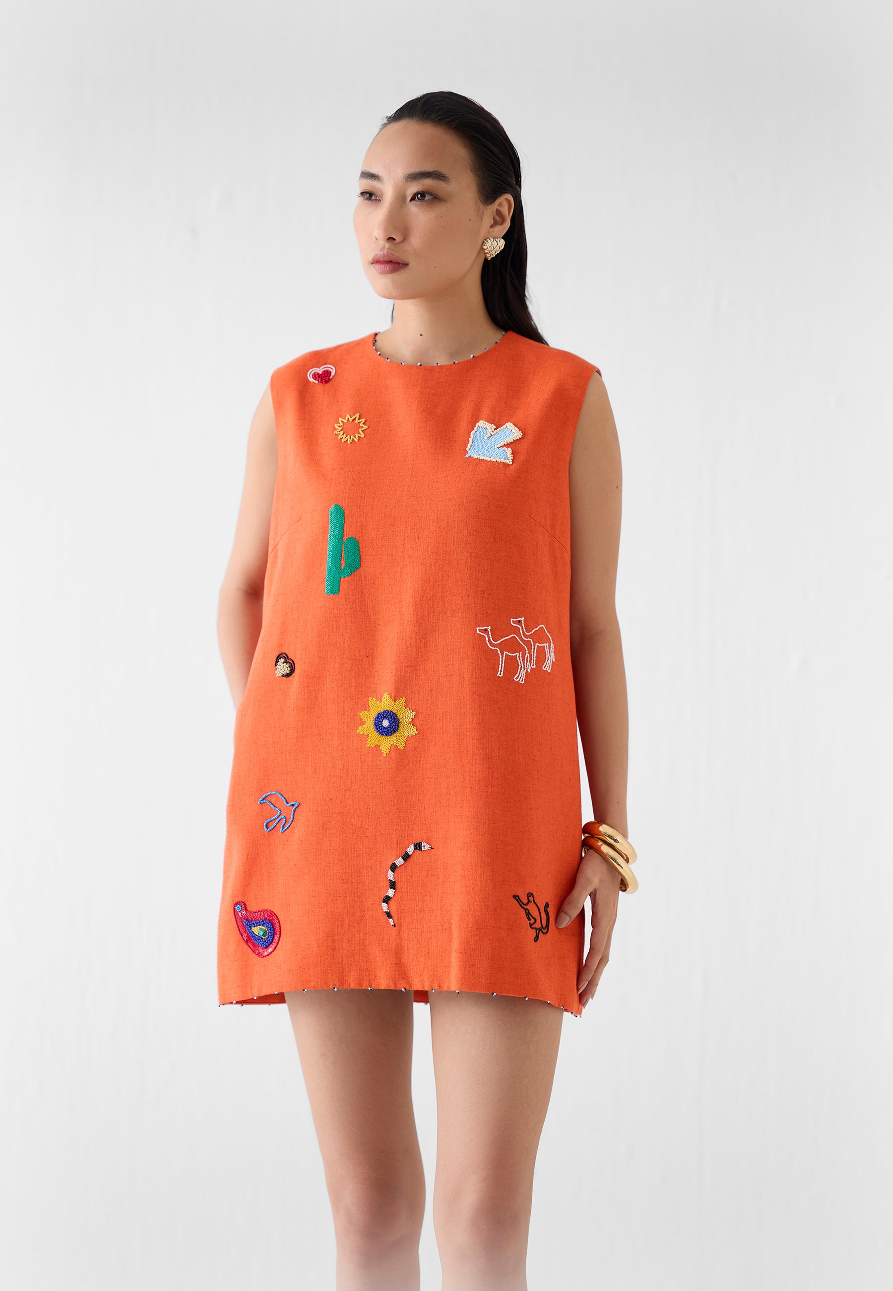 Sahara Dawn Short Dress DRESSES IKKIVI