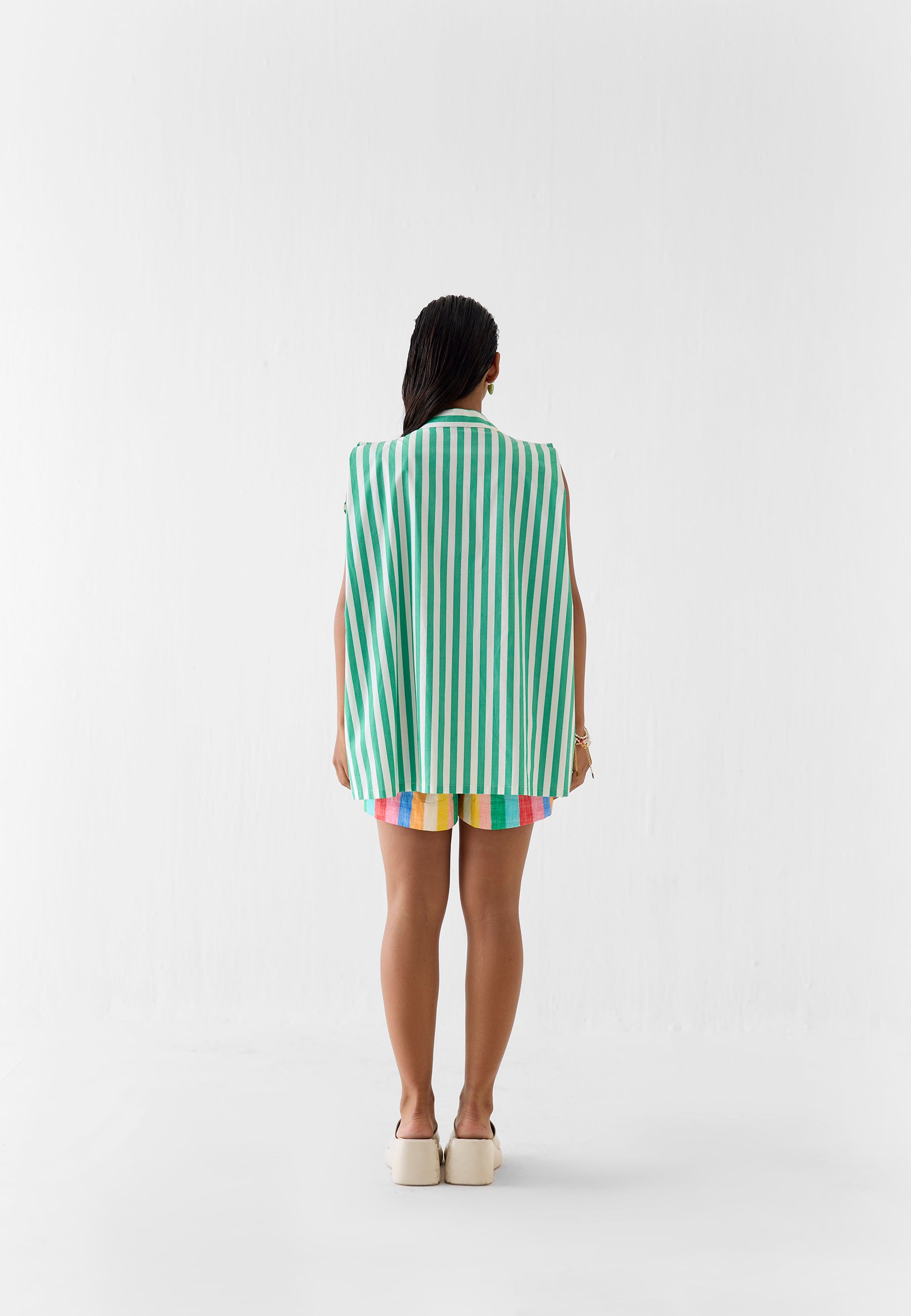 Mint Flower Shirt TOPS IKKIVI