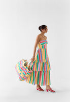 Leher Tiered Off-Shoulder Dress DRESSES IKKIVI