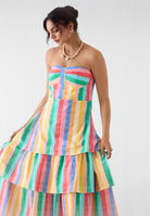 Leher Tiered Off-Shoulder Dress DRESSES IKKIVI