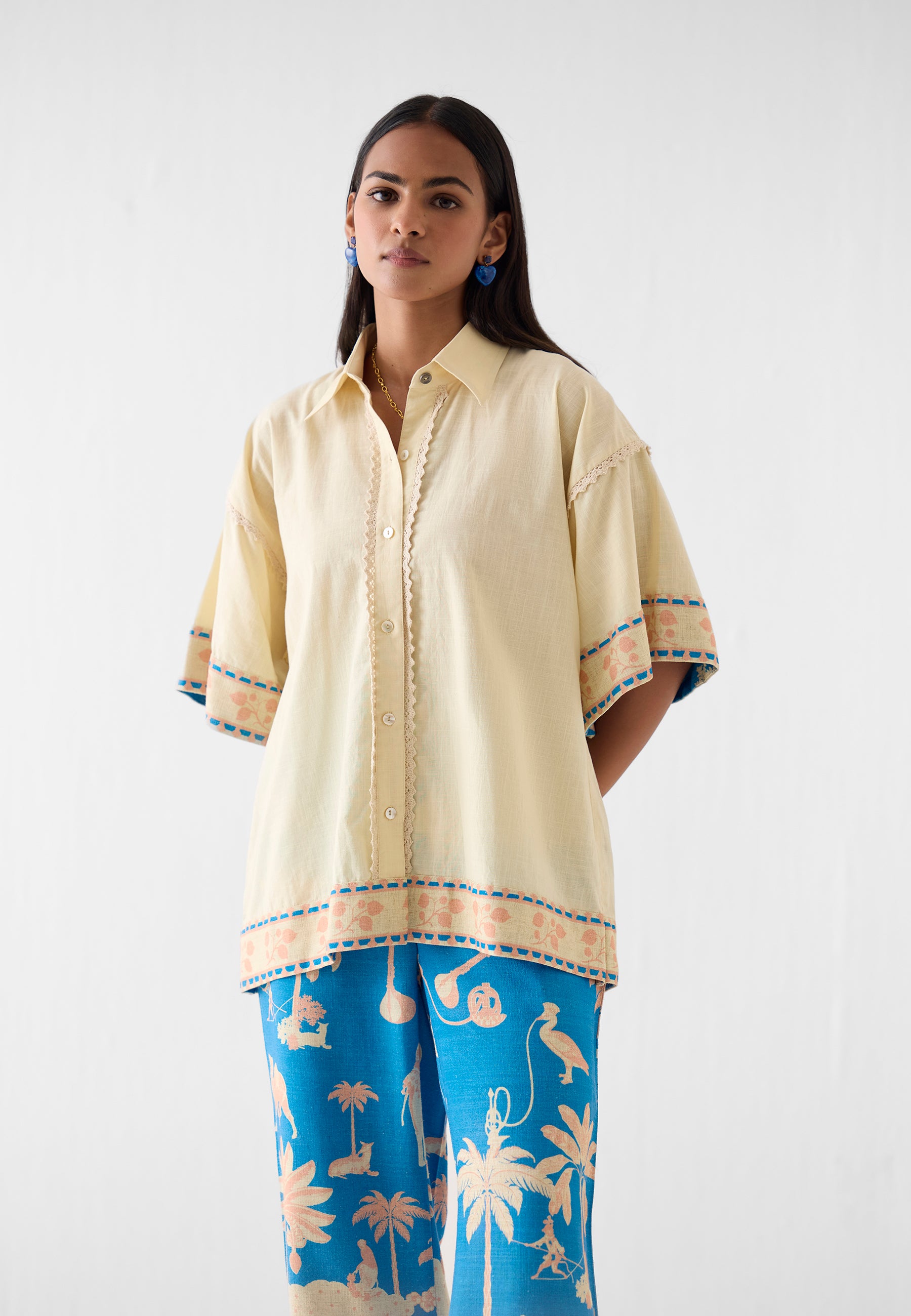Jaipur Boxy Shirt & Pant Co-ord Set SETS IKKIVI