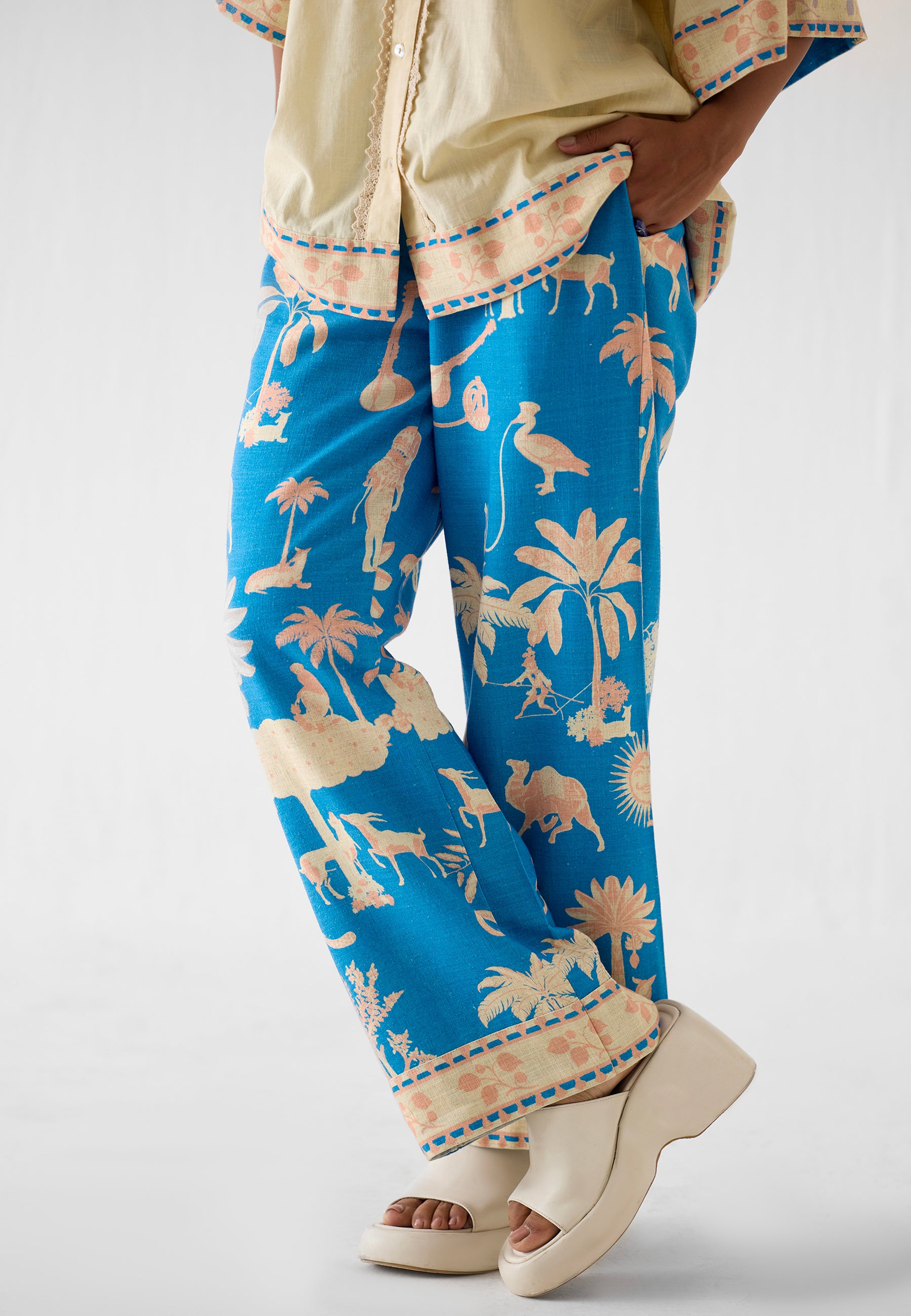 Jaipur Boxy Shirt & Pant Co-ord Set SETS IKKIVI