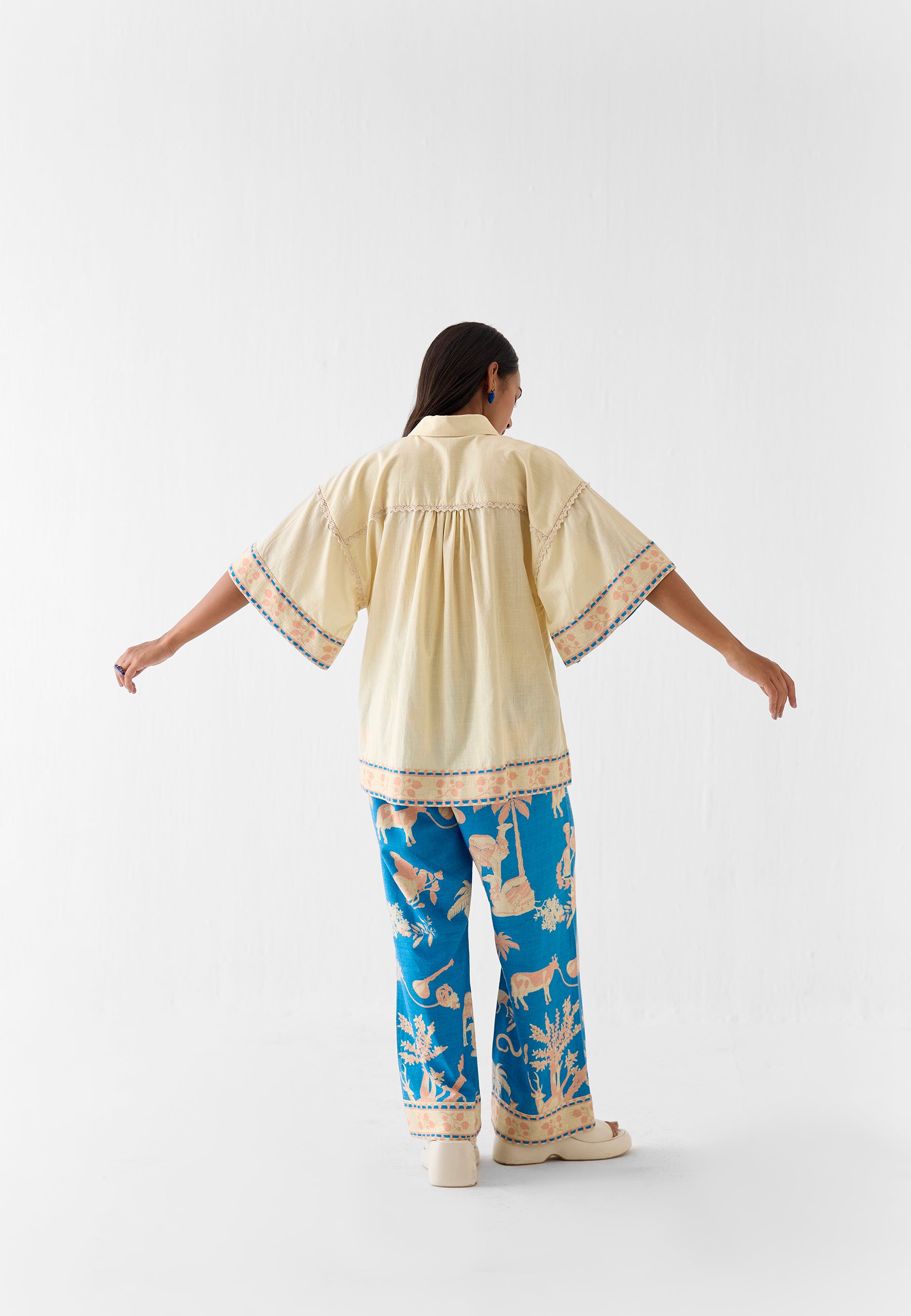 Jaipur Boxy Shirt & Pant Co-ord Set SETS IKKIVI