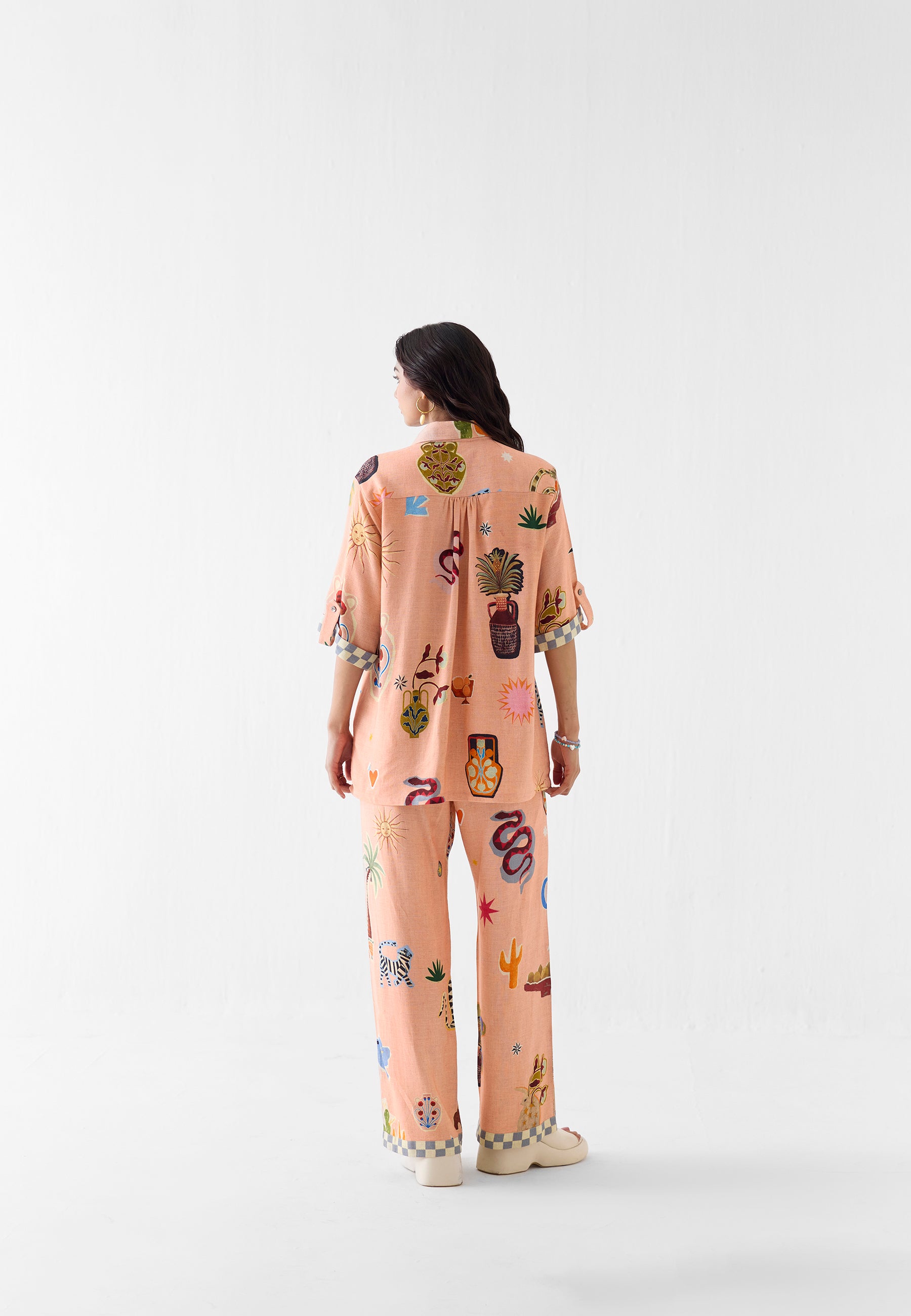 Pottery Shirt & Pant Co-ord Set SETS IKKIVI