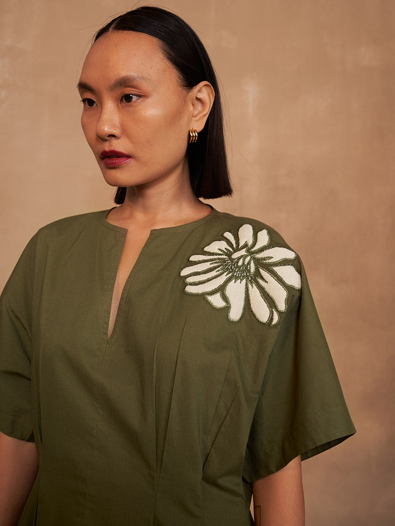 Sweet Cosmos Midi Dress DRESSES SUI   