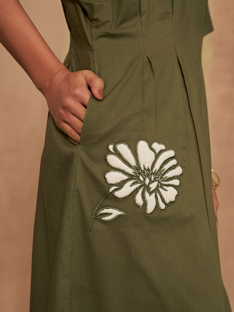 Sweet Cosmos Midi Dress DRESSES SUI   