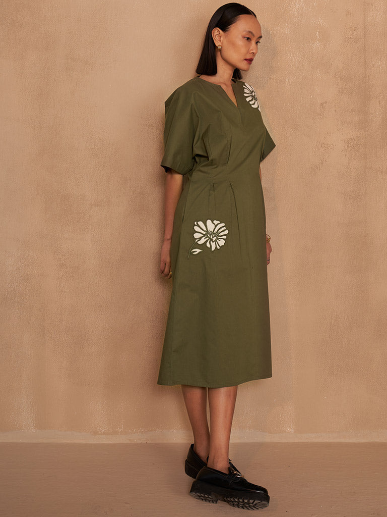 Sweet Cosmos Midi Dress DRESSES SUI   
