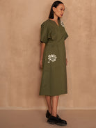 Sweet Cosmos Midi Dress DRESSES SUI   