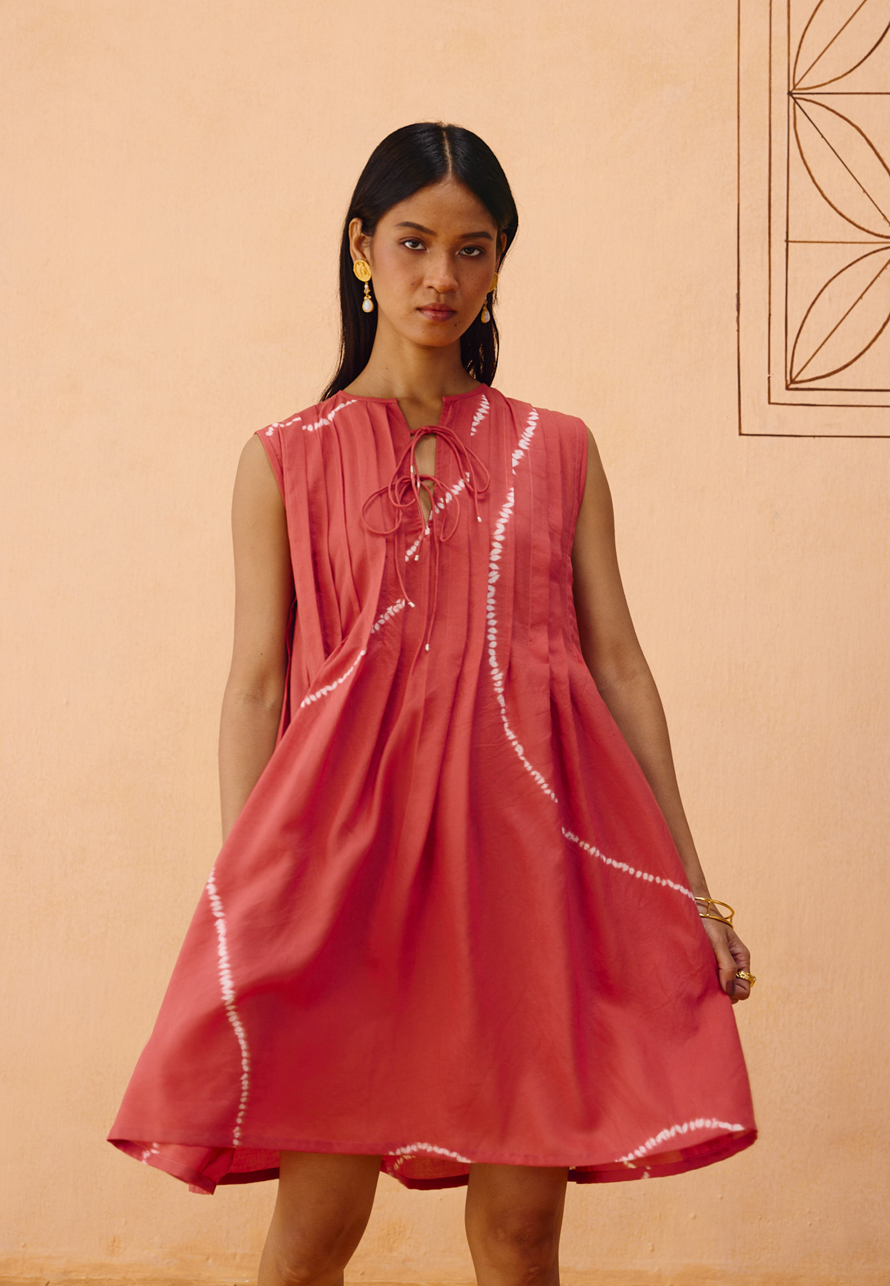 Terracotta Memories Lyocell Dress DRESSES SUI