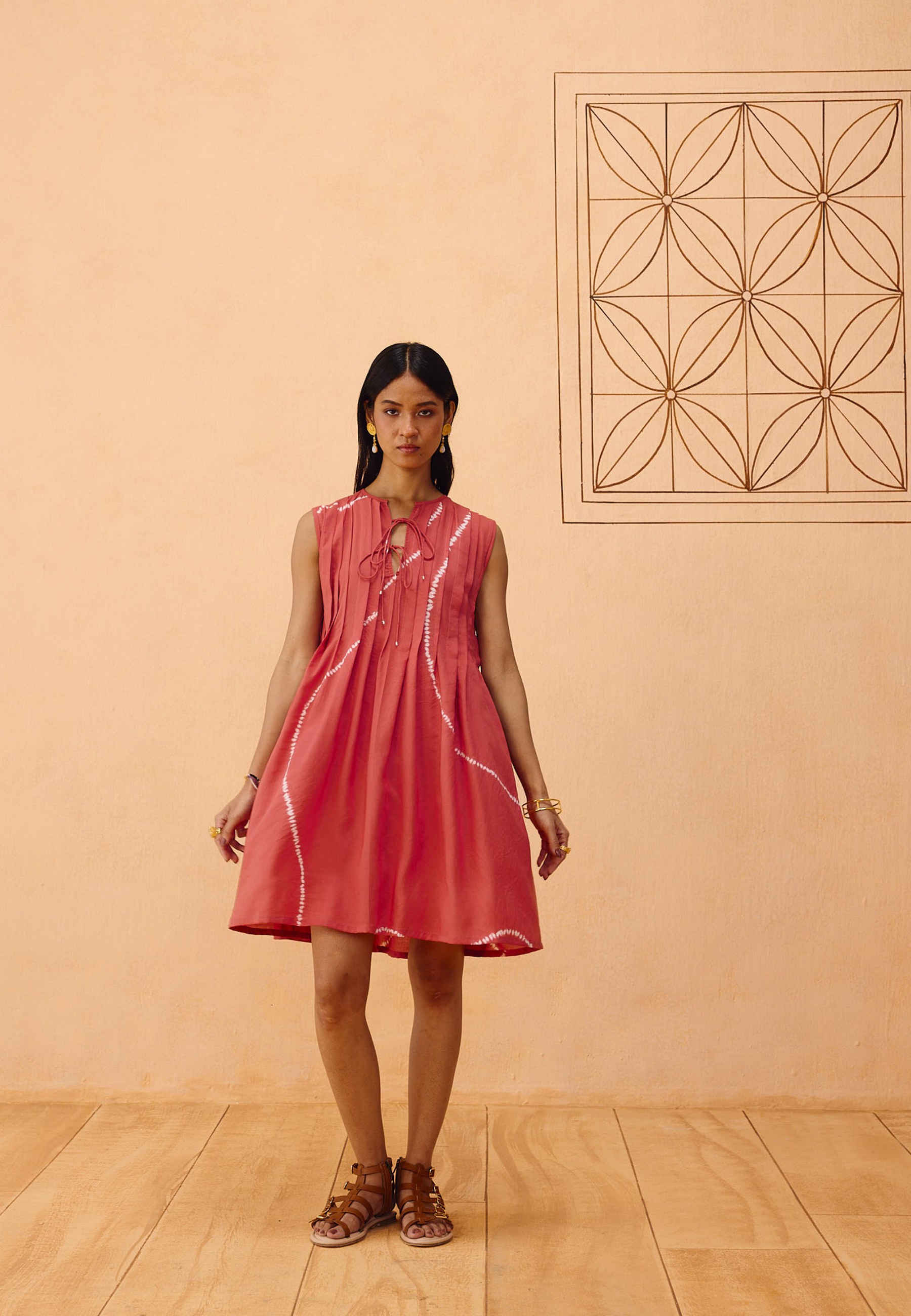 Terracotta Memories Lyocell Dress DRESSES SUI