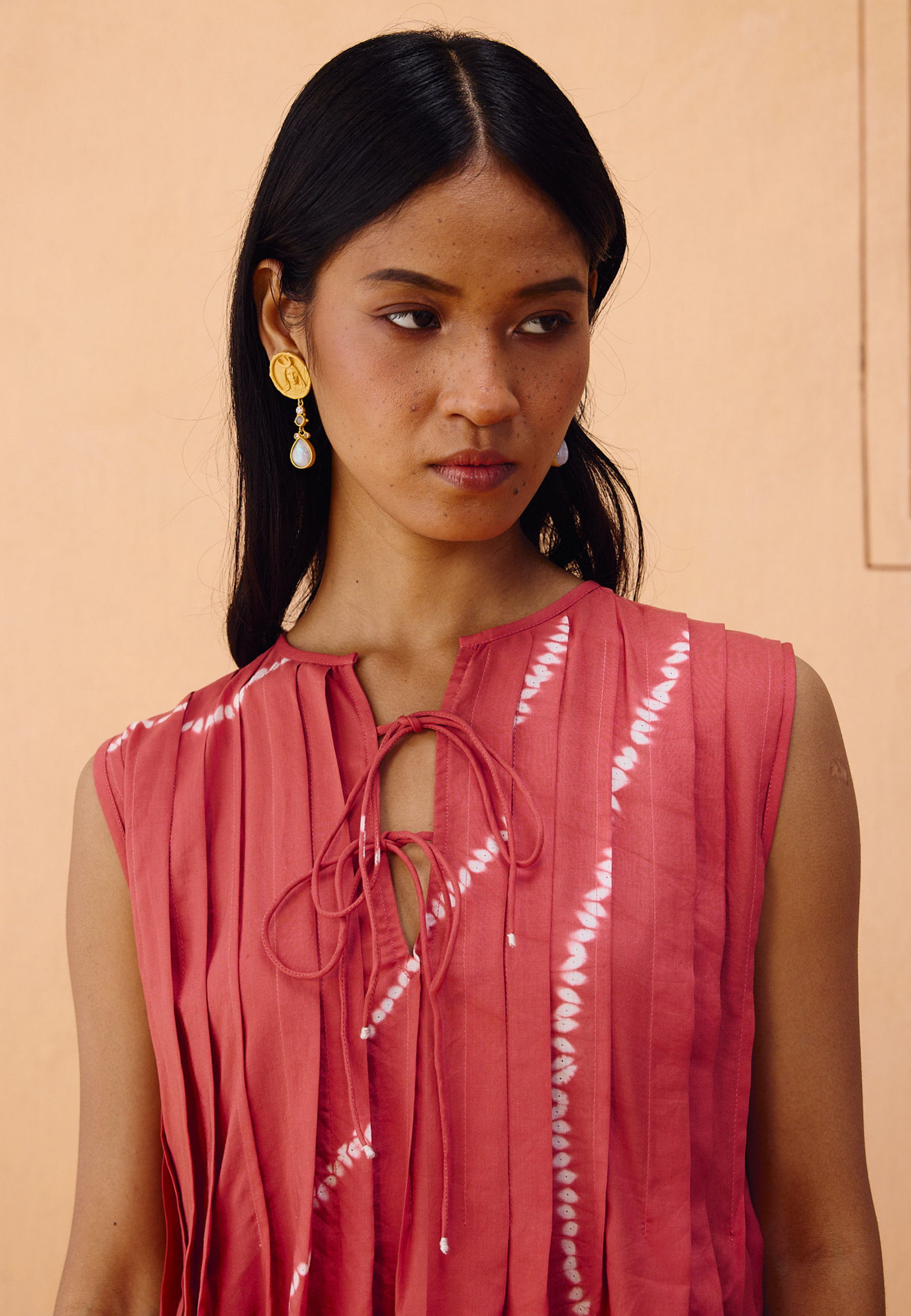 Terracotta Memories Lyocell Dress DRESSES SUI