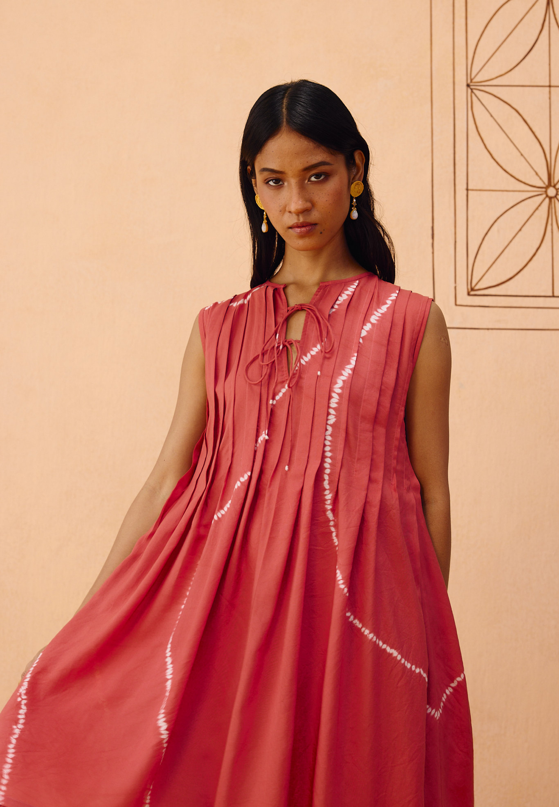 Terracotta Memories Lyocell Dress DRESSES SUI