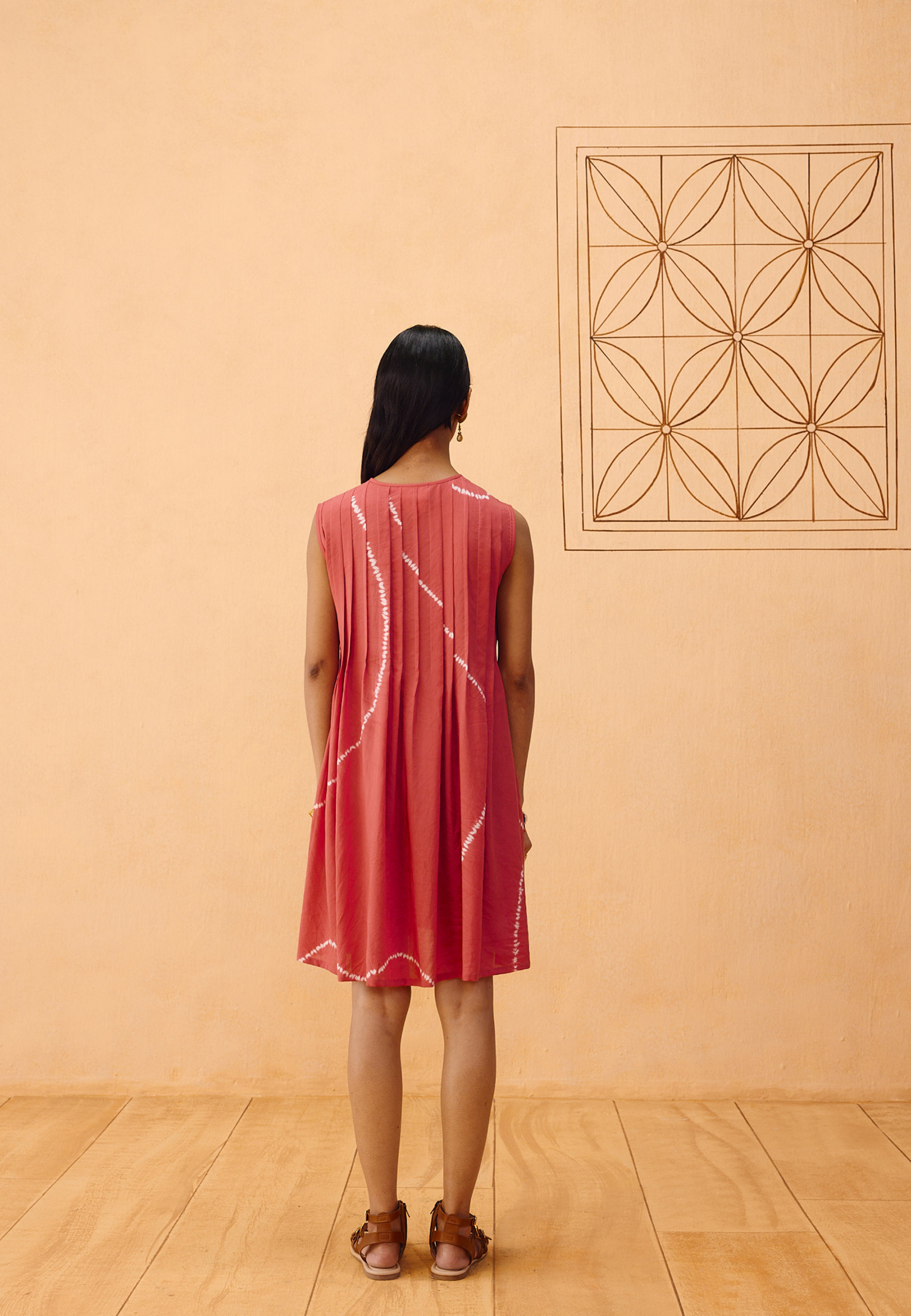Terracotta Memories Lyocell Dress DRESSES SUI