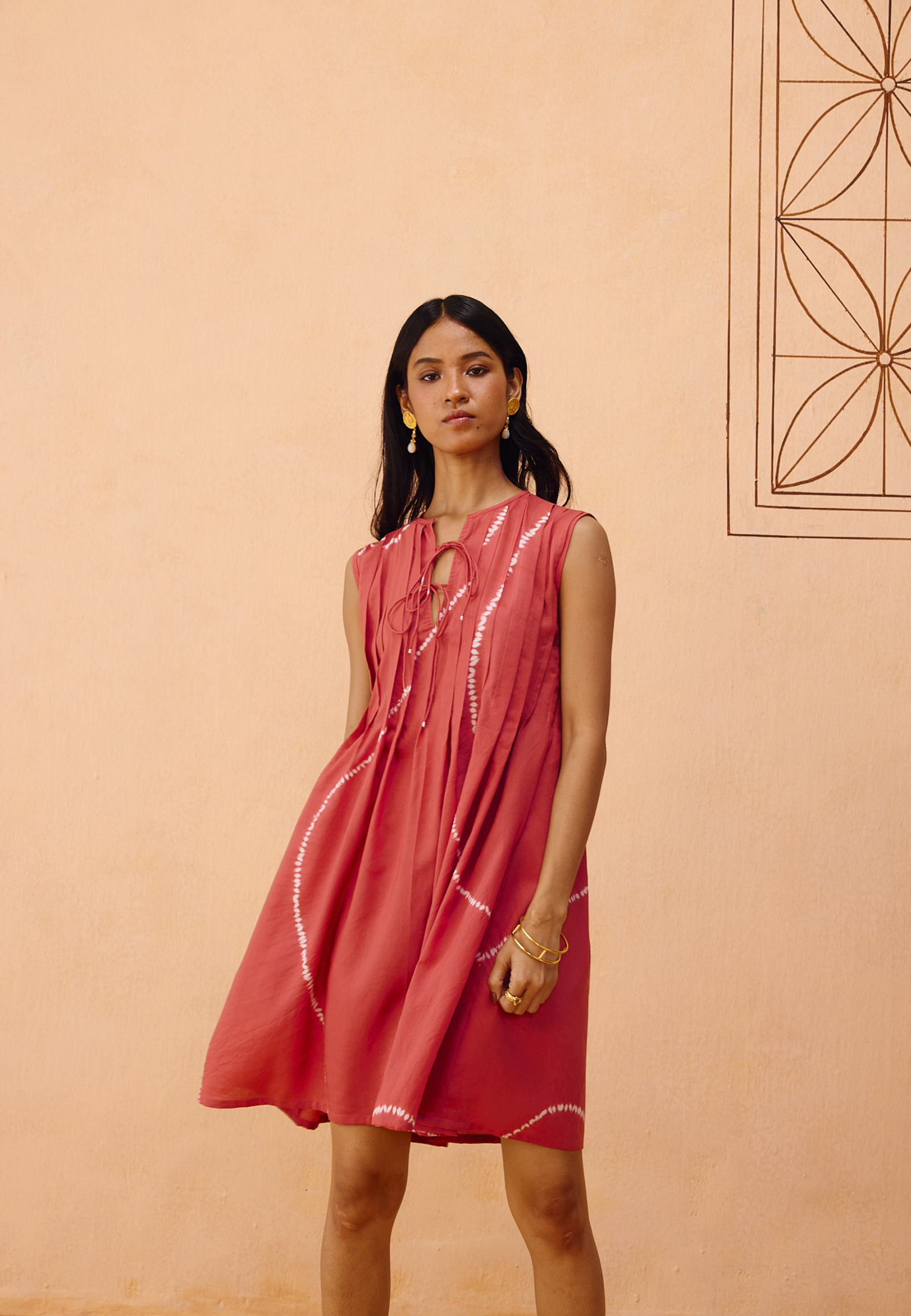 Terracotta Memories Lyocell Dress DRESSES SUI