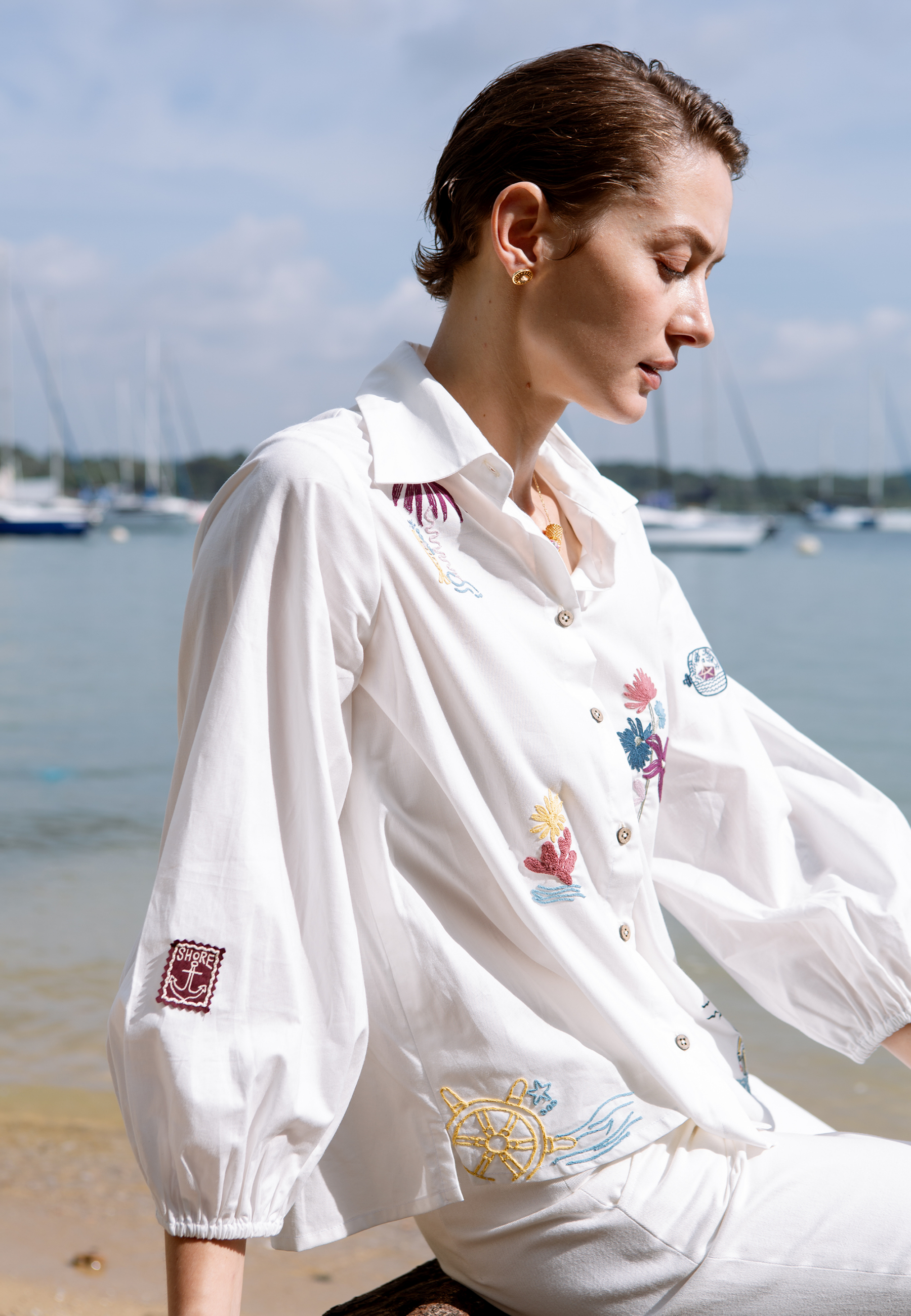 The Anchor Organic Cotton Shirt TOPS SUI
