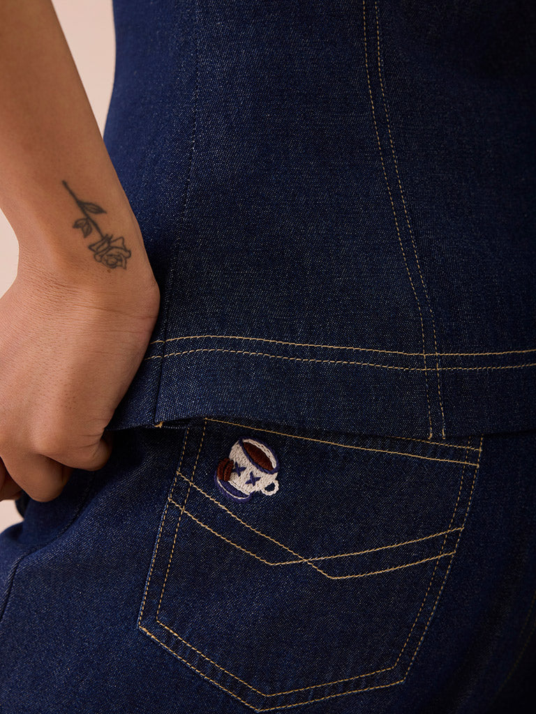 The Daydream Denim Waistcoat JACKETS SUI