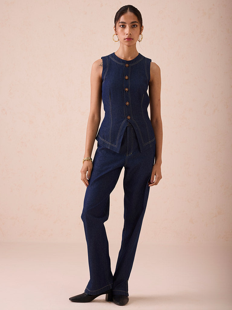 The Daydream Denim Waistcoat JACKETS SUI