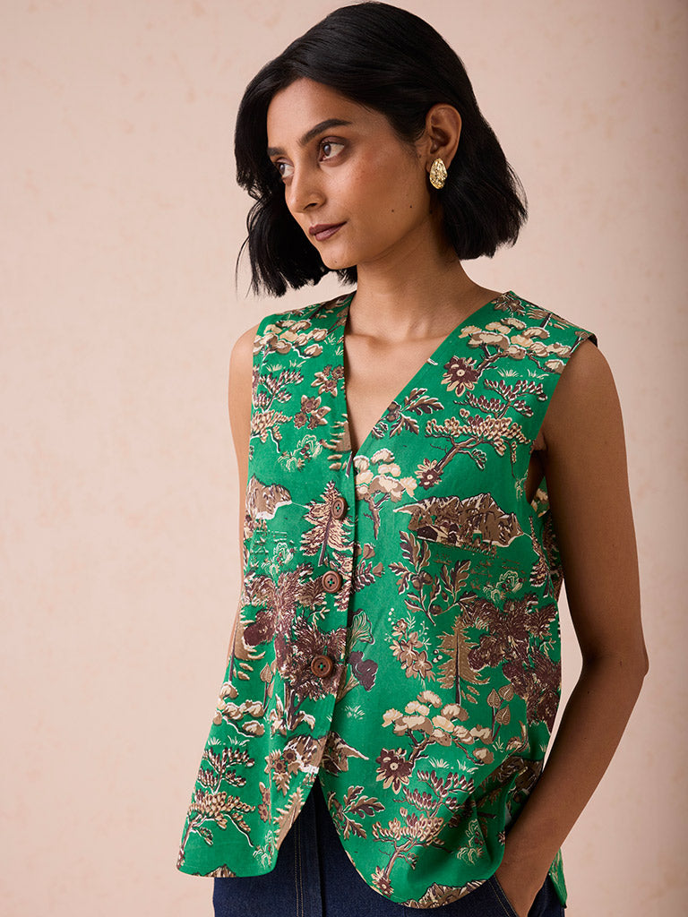 The Emerald Beginnings Waistcoat JACKETS SUI