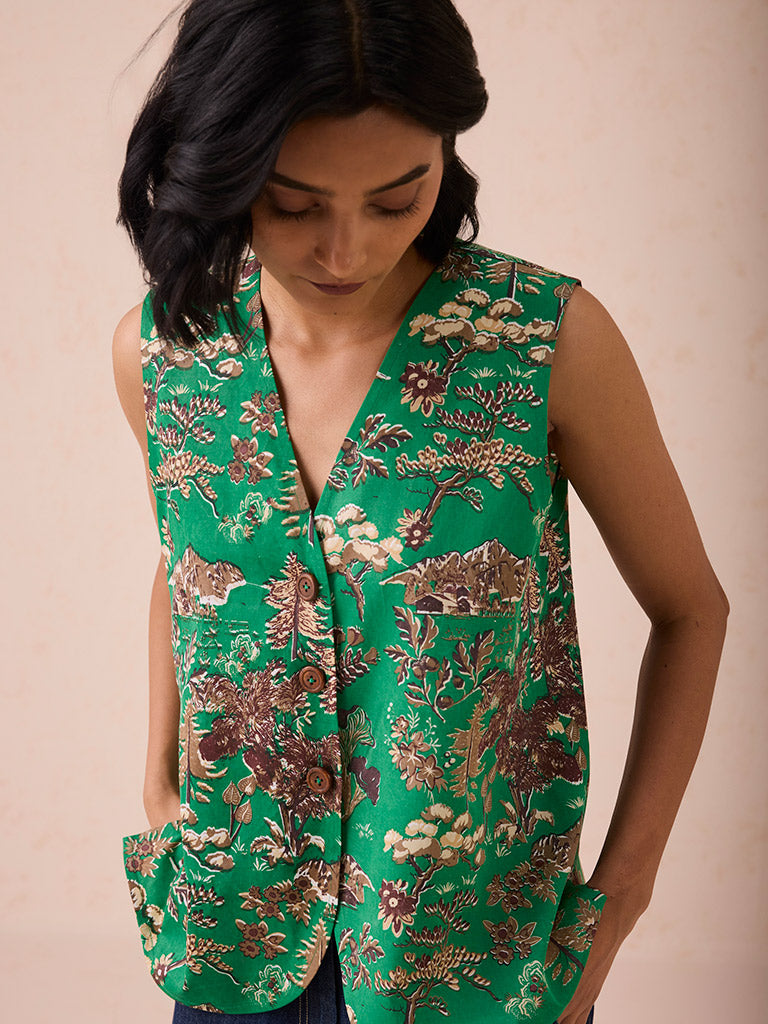 The Emerald Beginnings Waistcoat JACKETS SUI