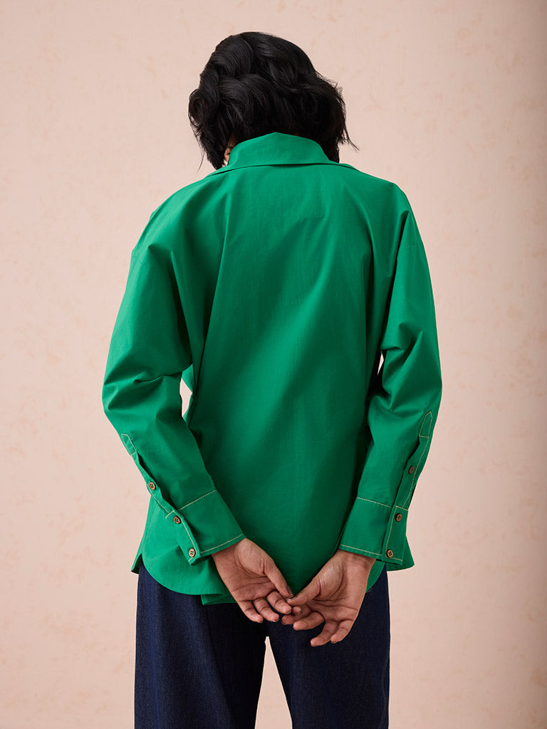 The Evergreen Wonder Shirt Blouse TOPS SUI