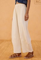 The Frame Organic Cotton Barrel Trousers BOTTOMS SUI