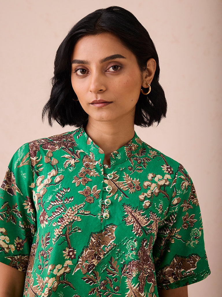 The Harmony Mandarin Collar Dress DRESSES SUI