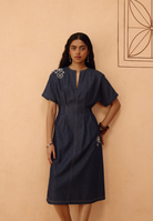 The Harmony Sustainable Denim Dress DRESSES SUI