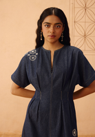 The Harmony Sustainable Denim Dress DRESSES SUI