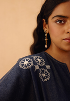 The Harmony Sustainable Denim Dress DRESSES SUI
