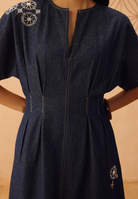 The Harmony Sustainable Denim Dress DRESSES SUI