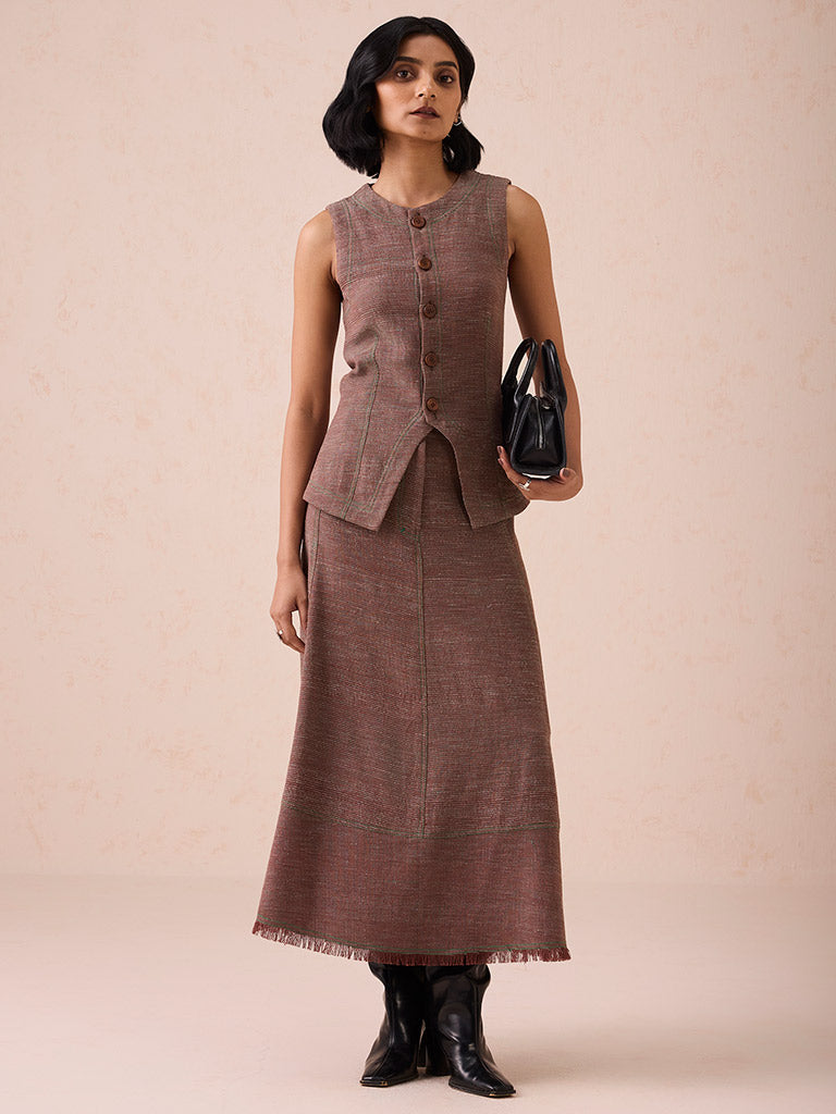 The Hazel Sun Midi Skirt BOTTOMS SUI