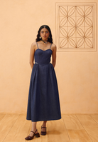 The Jaali Susainable Denim Dress DRESSES SUI