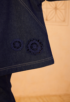 The Jaali Sustainable Denim Top TOPS SUI