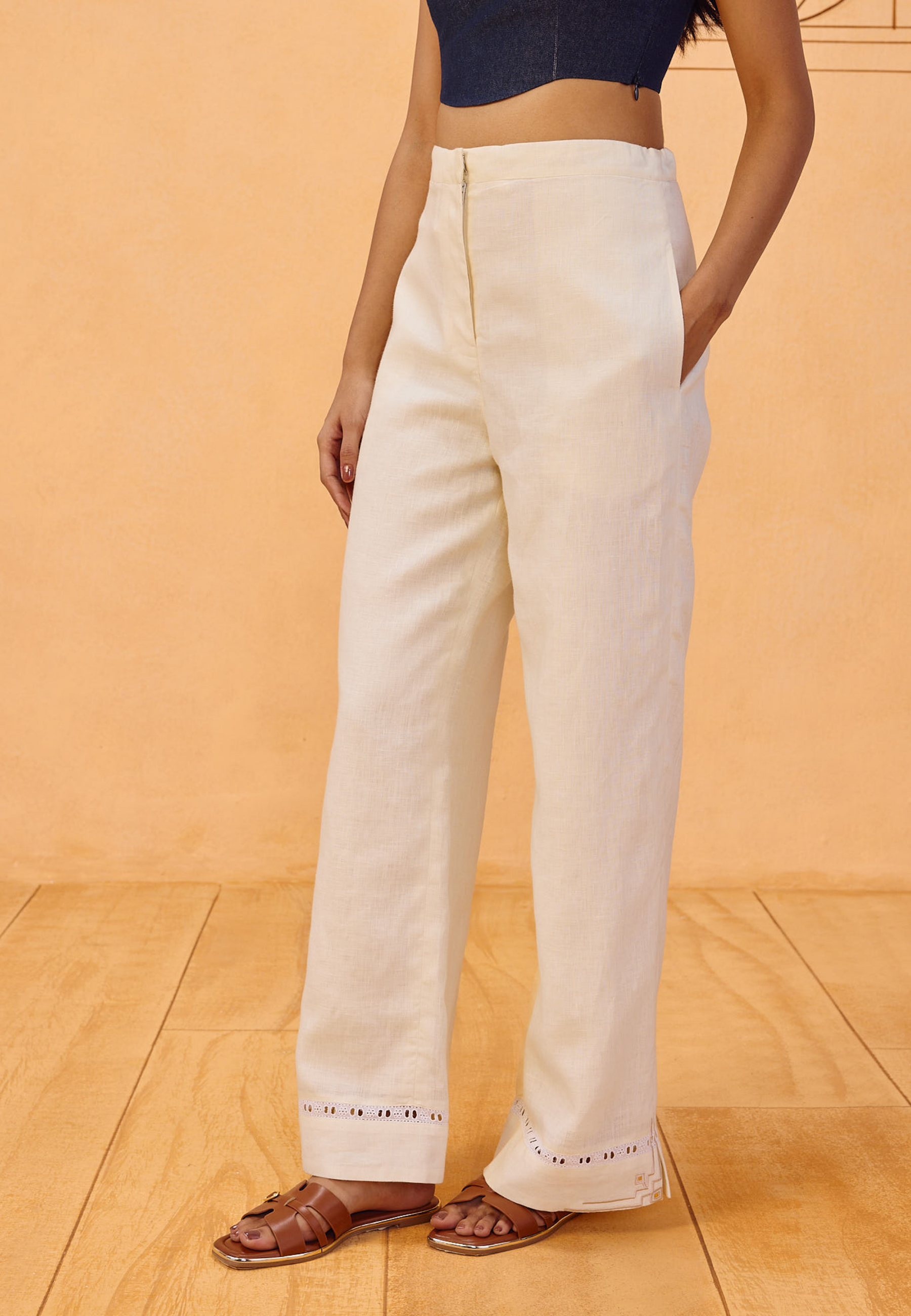 The Neev Linen Trousers BOTTOMS SUI