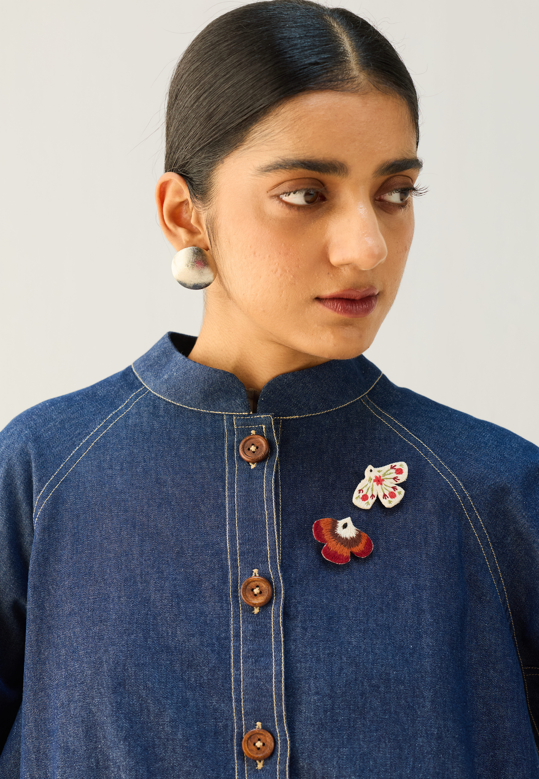 The Slow Denim Bomber Jacket JACKETS SUI