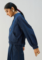 The Slow Denim Bomber Jacket JACKETS SUI