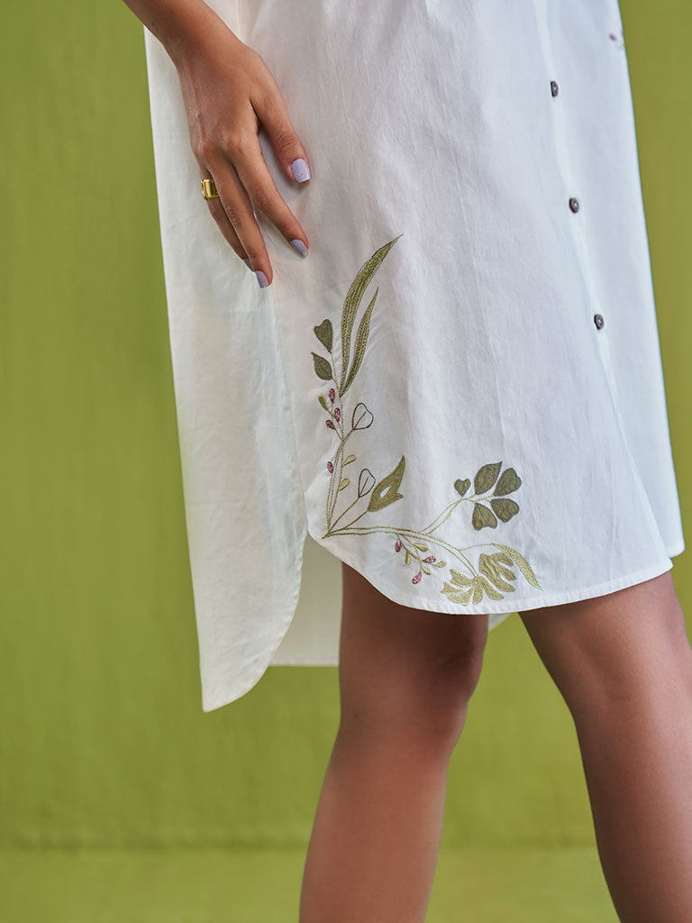 The Tropical Shirt Dress DRESSES SUI   