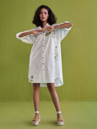 The Tropical Shirt Dress DRESSES SUI   