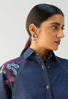 The Wave Sustainable Denim Shirt TOPS SUI