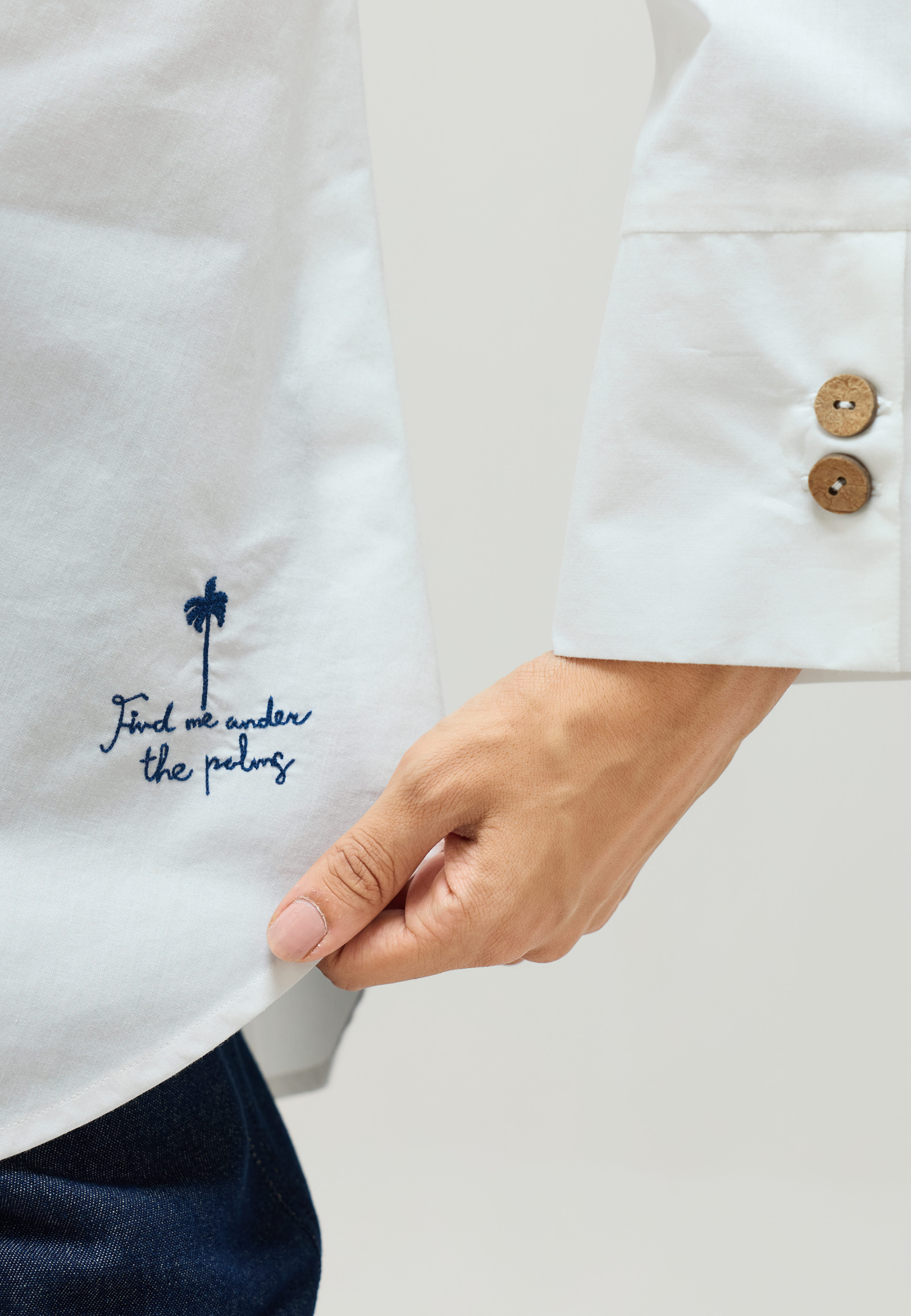 Under The Palms Wrap Shirt TOPS SUI