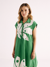 Load image into Gallery viewer, Maple Leaf Shirt Dress DRESSES KHARA KAPAS
