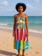 Long Beach Strappy Dress DRESSES IKKIVI