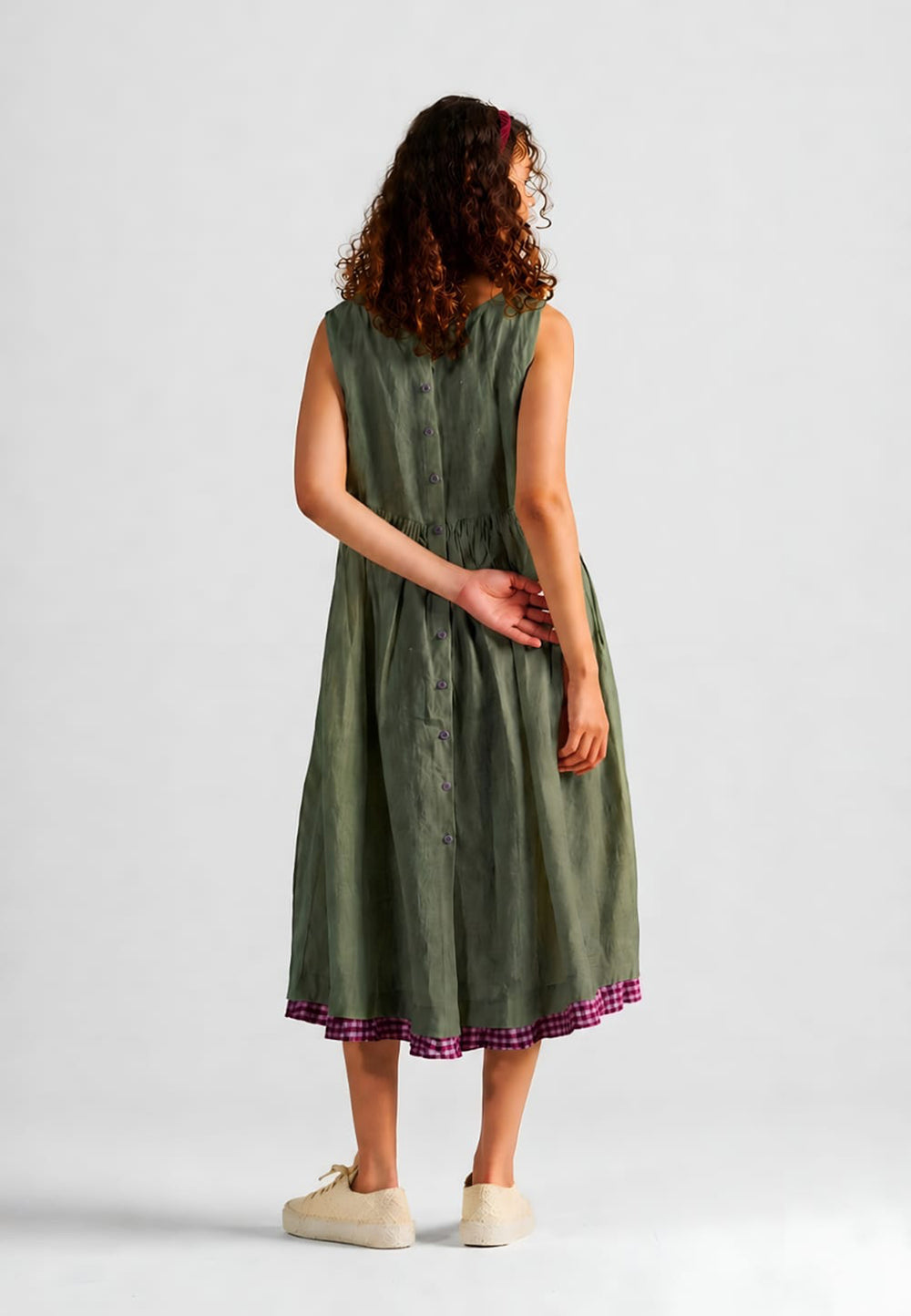 Simply Her Green Sage Dress DRESSES IKKIVI