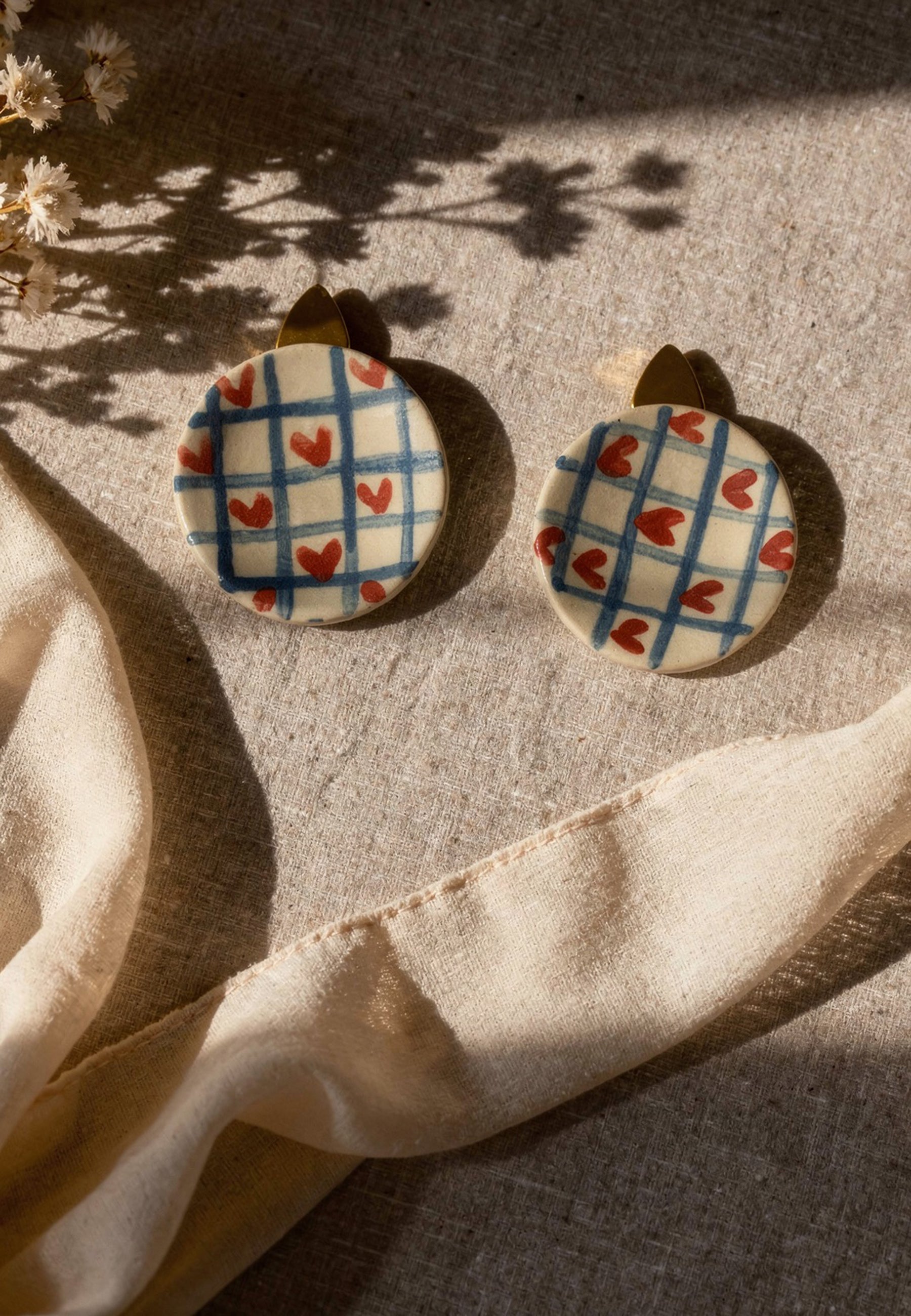 Check Your Heart Earrings ACCESSORIES IKKIVI