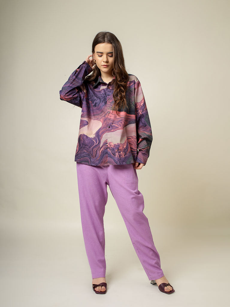 Earo Printed Shirt TOPS Doodlage   