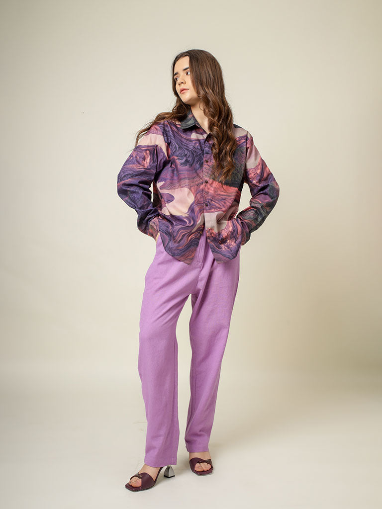 Earo Printed Shirt TOPS Doodlage   